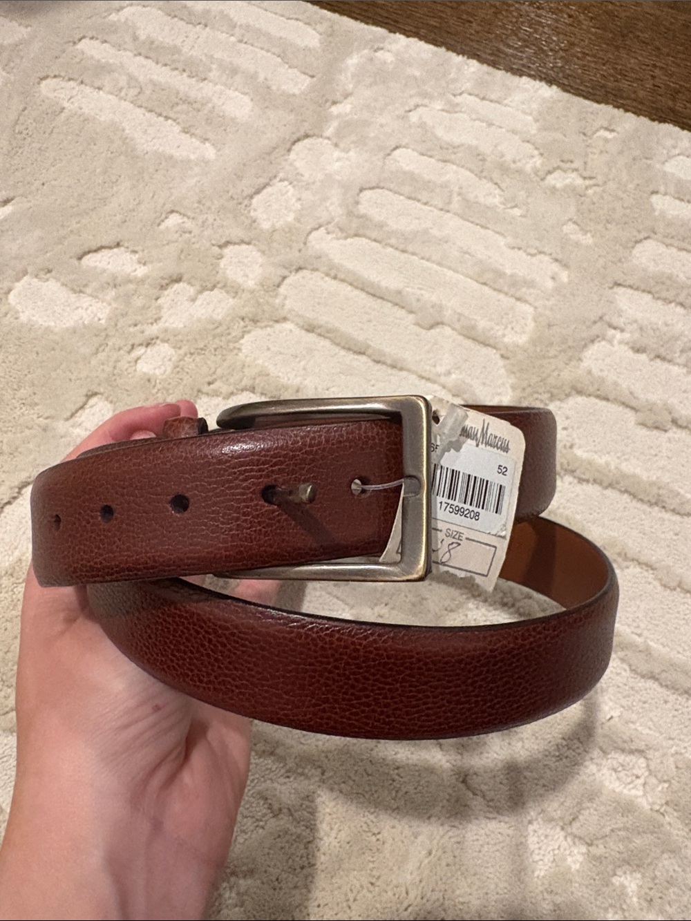 Vintage NWT Trafalgar Leather Belt